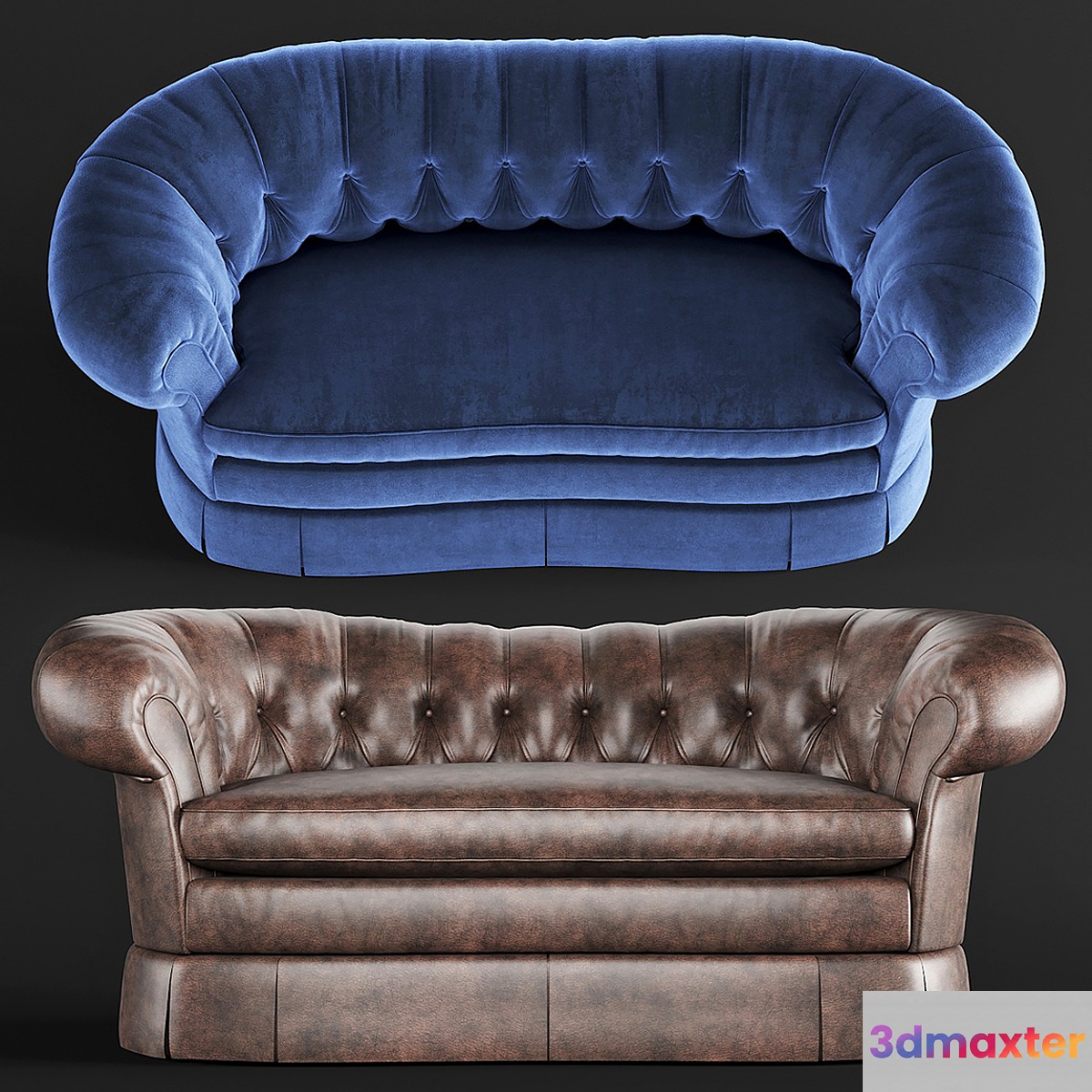 BAKER_Victorian Loveseat