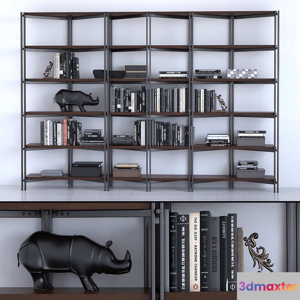 Cattelan Italia Bookcase Hudson 3D Max