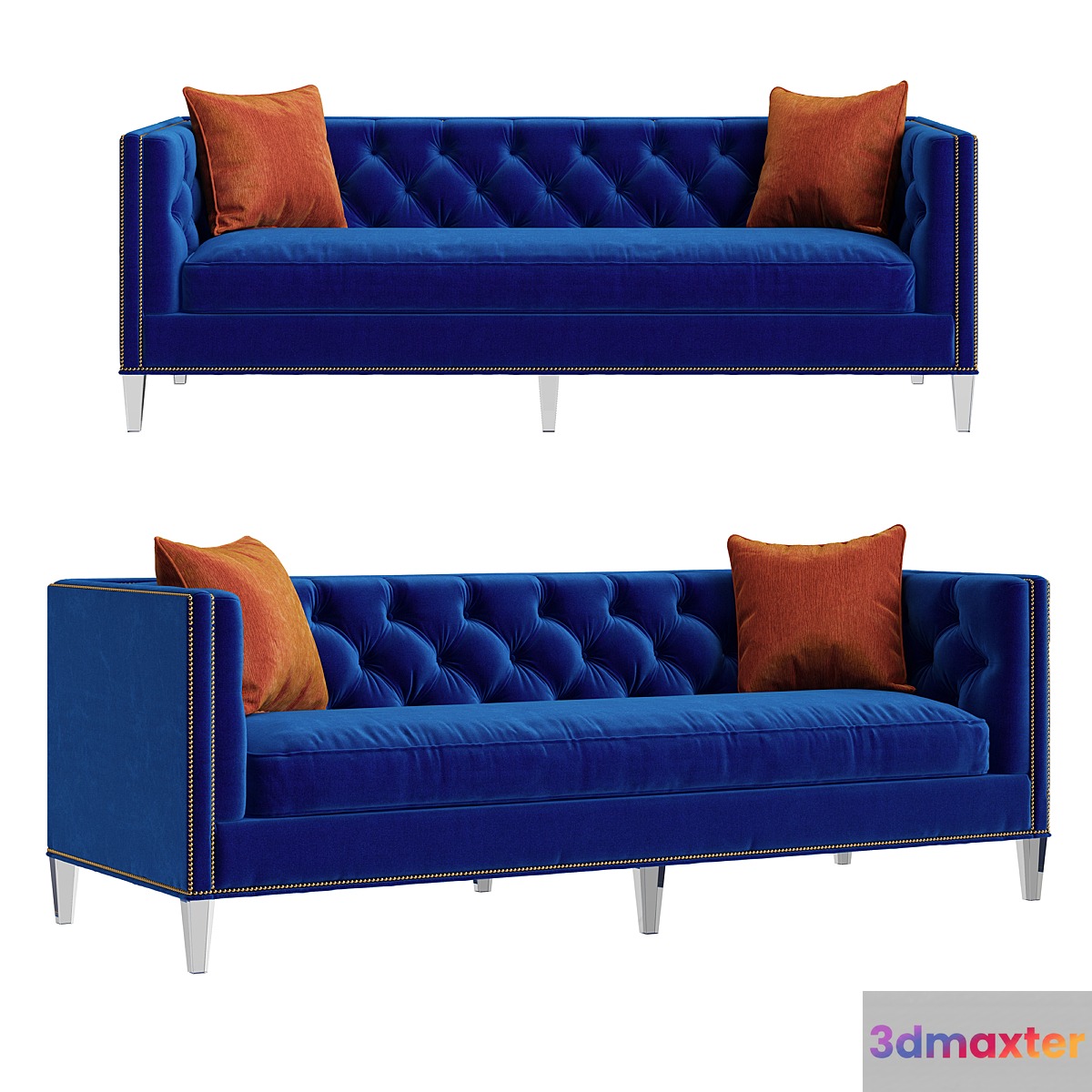 Lillian August for Hickory White LA6154S Wright Modern Sofa 3D Max