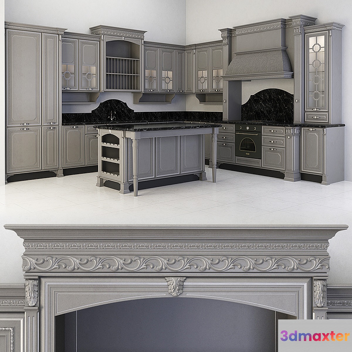 kitchen set Florence (ADM) 3D Max