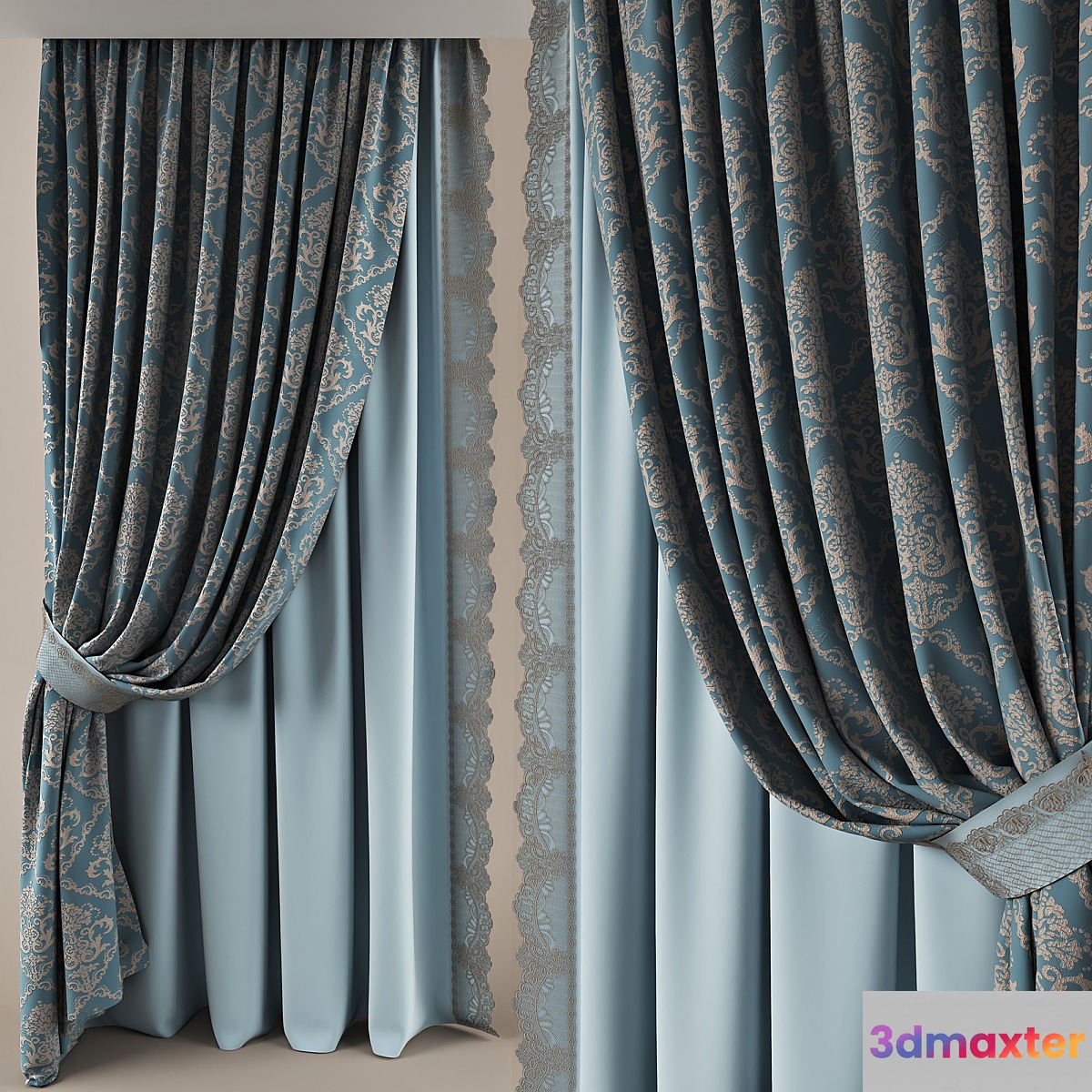 Curtain 3D Max