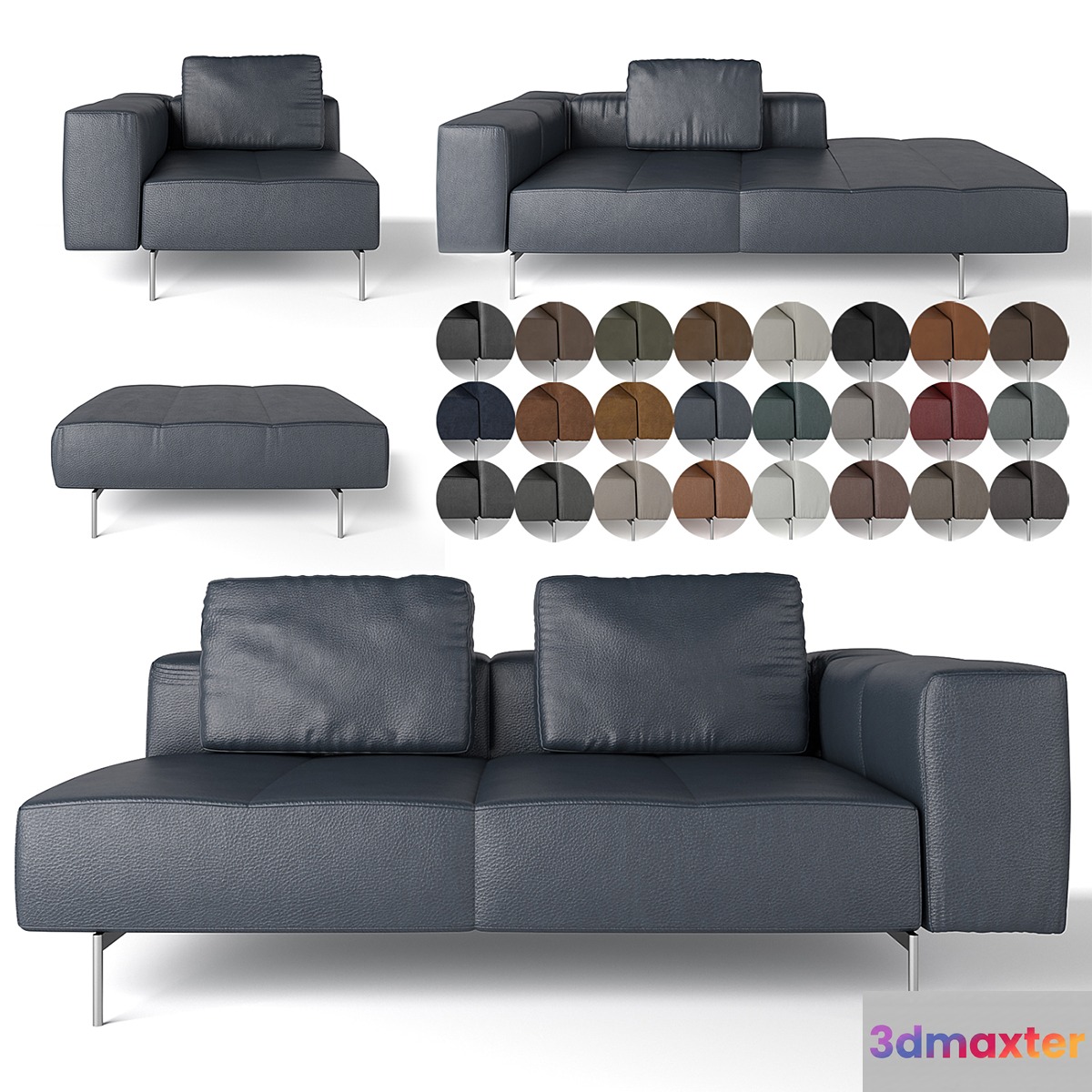 BoConcept Amsterdam Sofa 3D Max