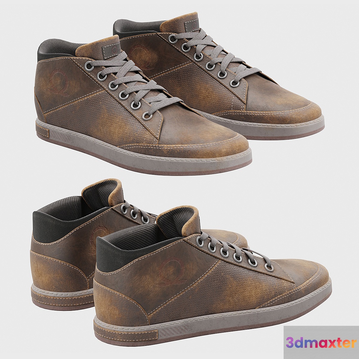 Used sneakers 3D Max