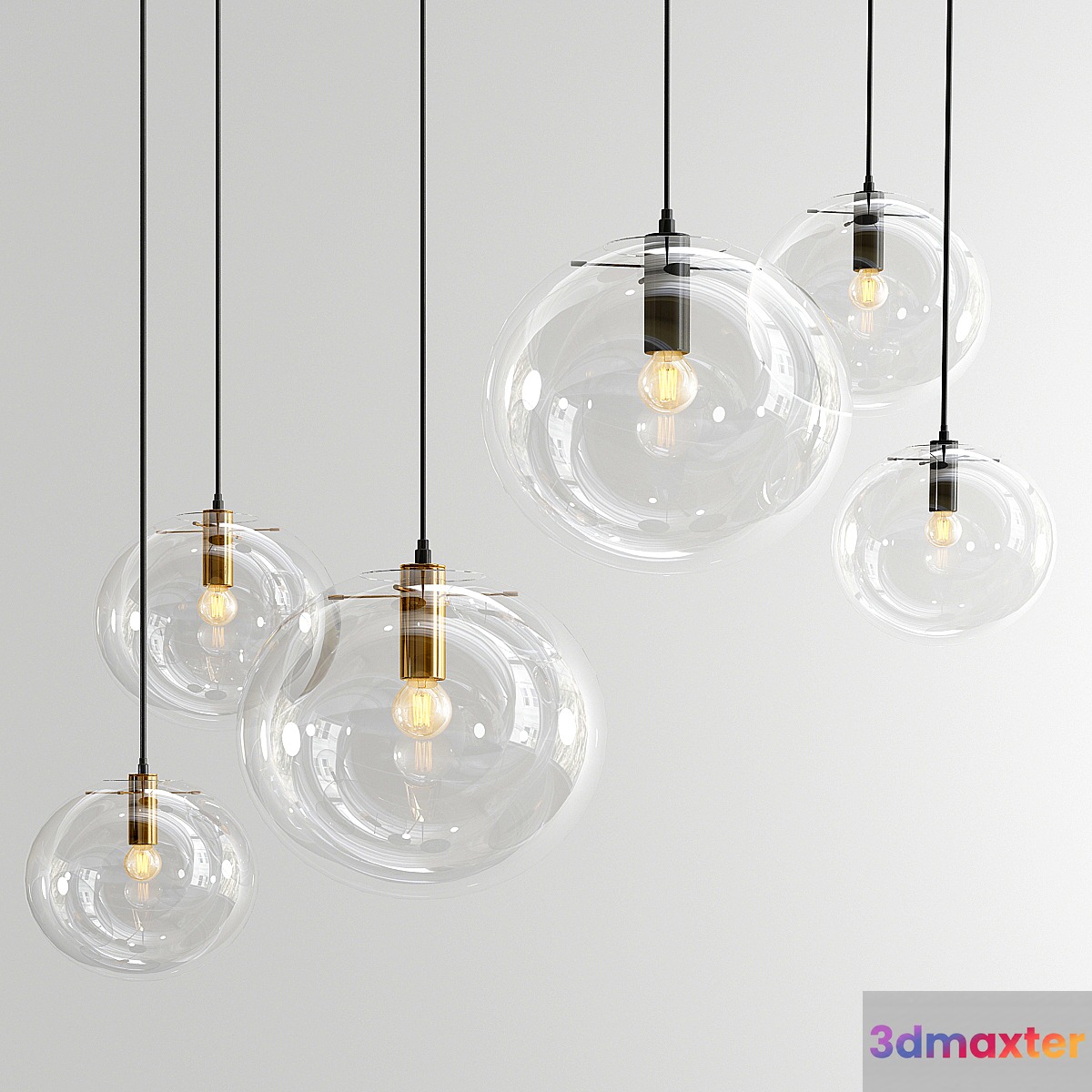 Glass Pendat Light - 2 Types