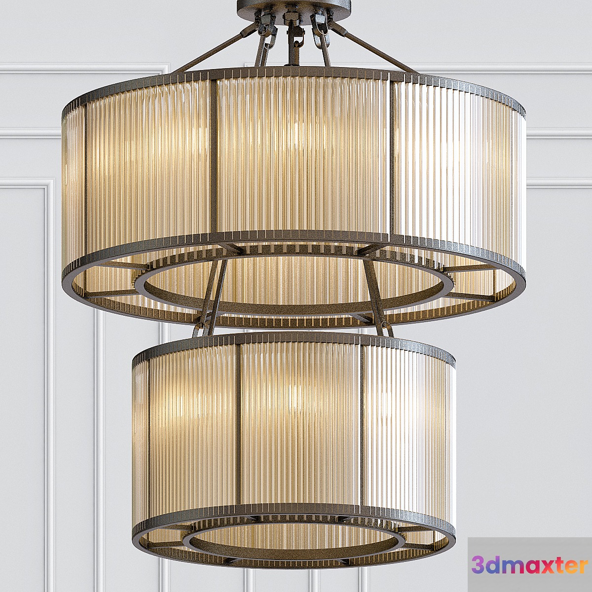 Eichholtz bernardi chandelier 3D Max