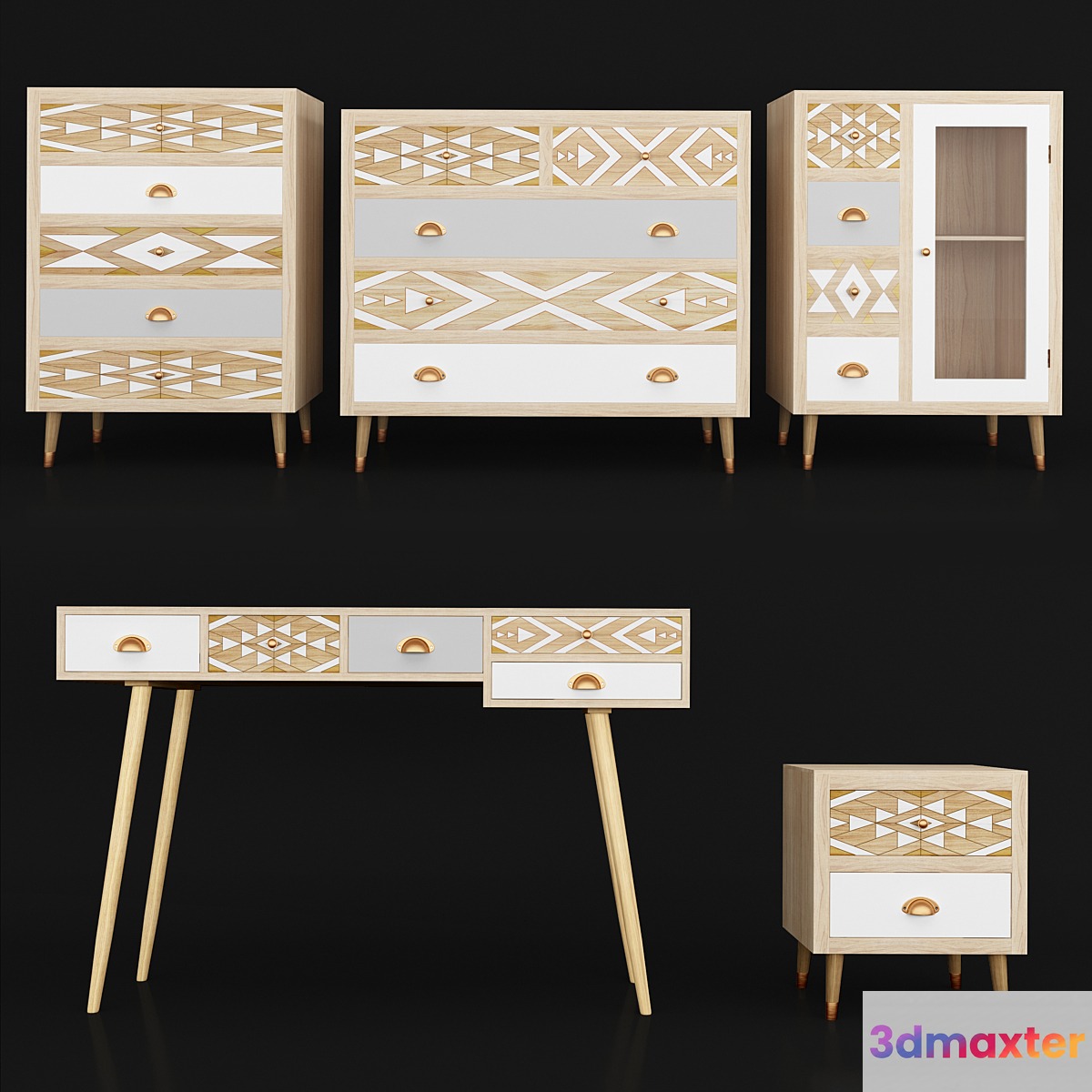 Oasis_set 3D Max