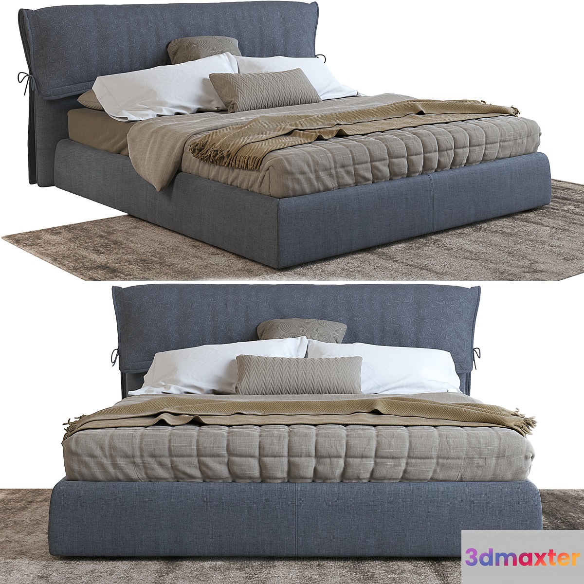 Dixon bed 3D Max