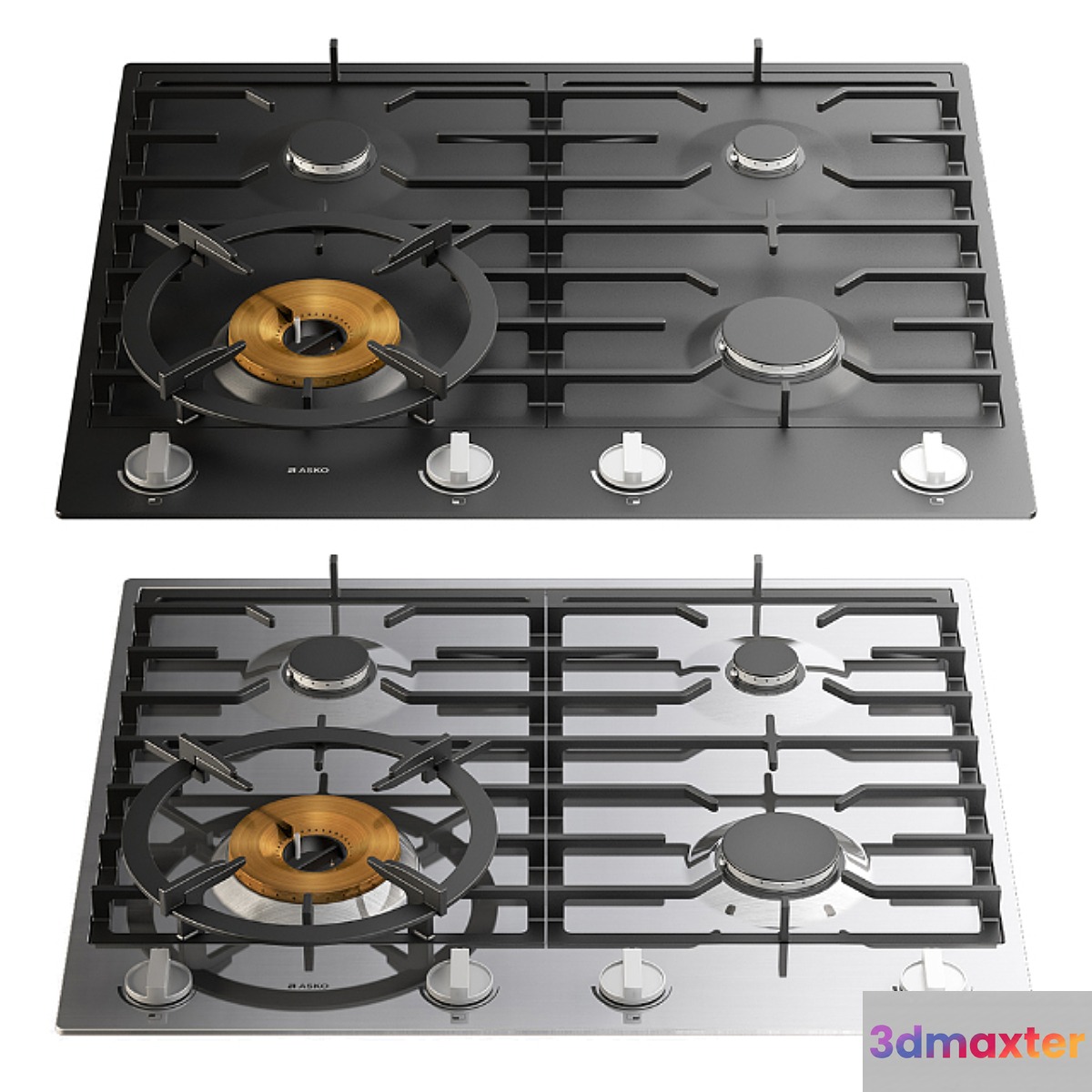Asko HG1666 AB HG1666 SB hob (600x526mm) 3D Max