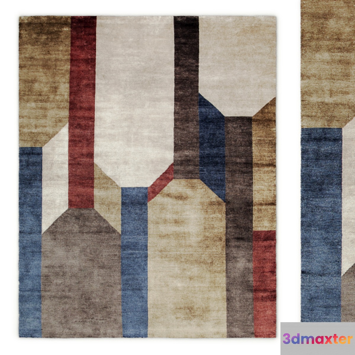 Composizione two rug 3D Max