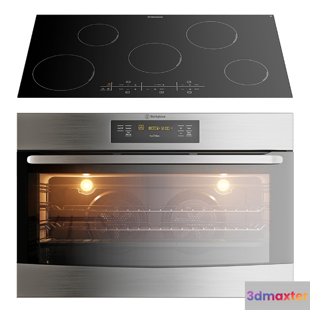 Westinghouse HI954BA WVEP916SB oven and hob (900mm)