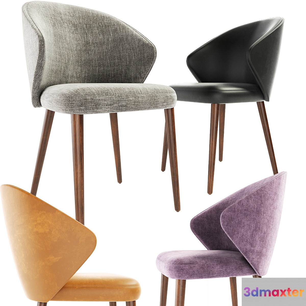 Ellen Dining Chair Astele 3D Max