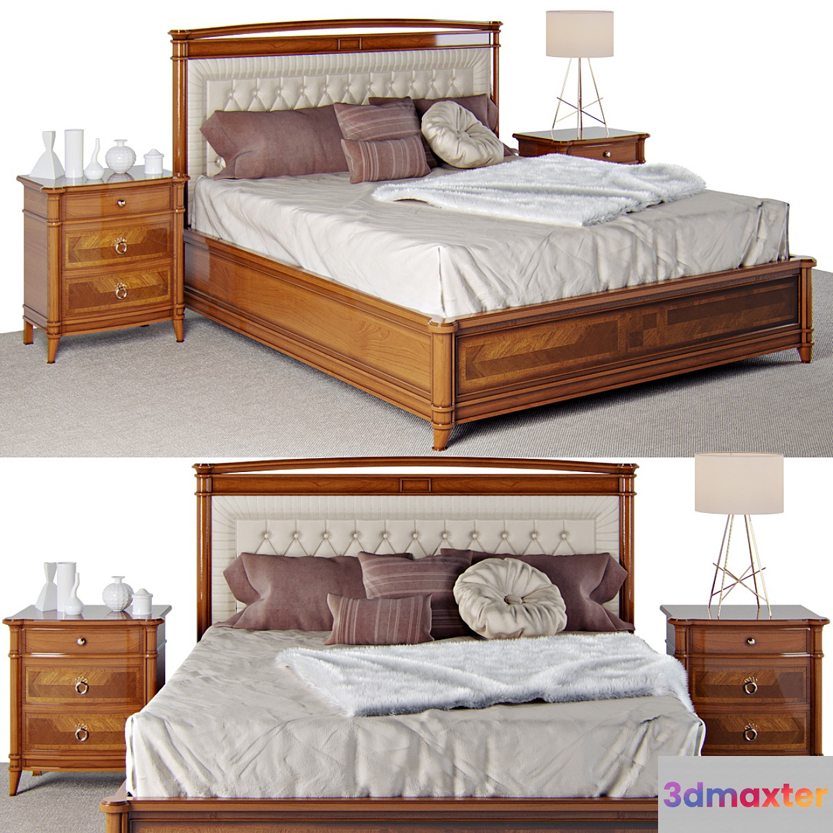 Bed Signorini & Coco - Carlotta - No.2 3D Max