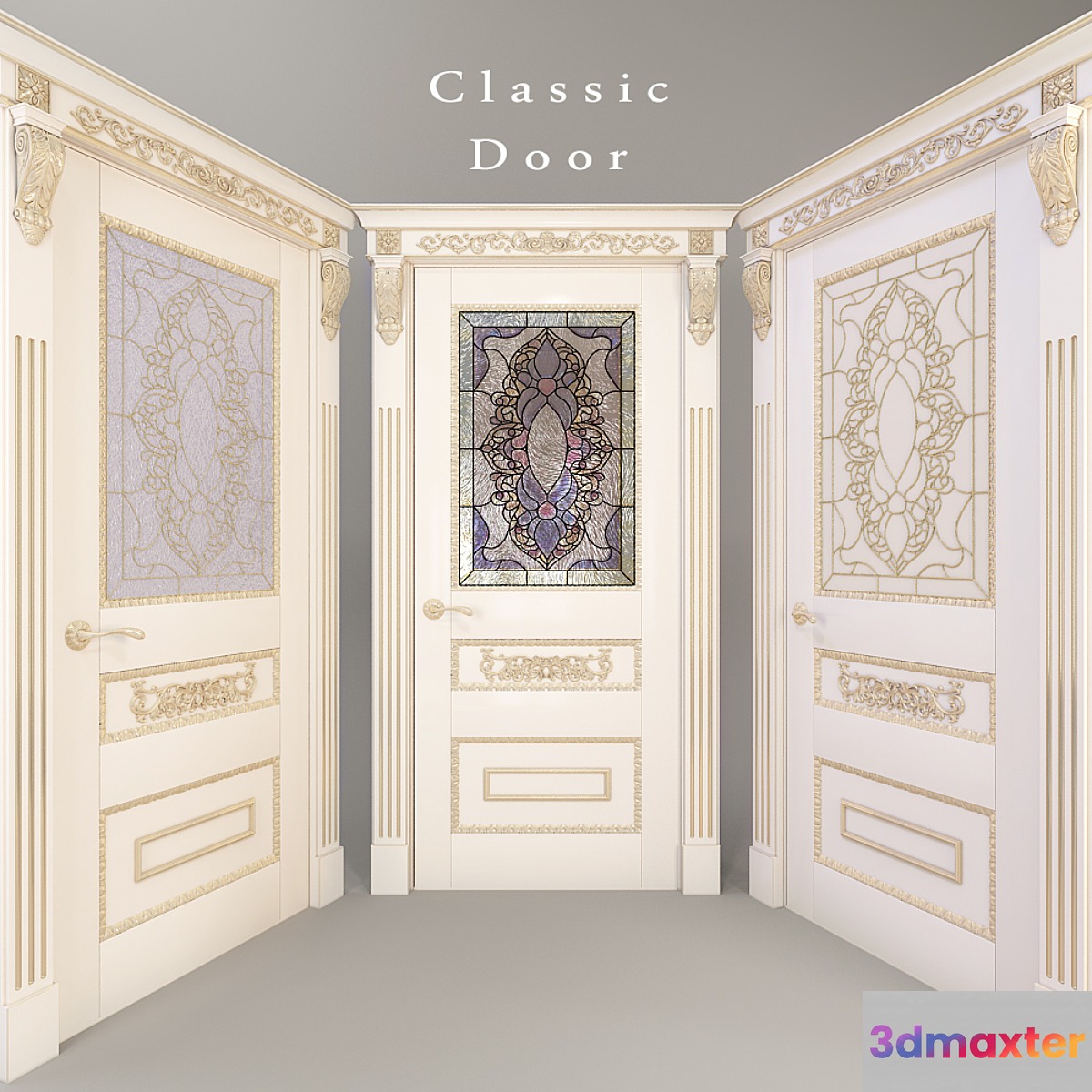 Door_Classic - No.4 3D Max