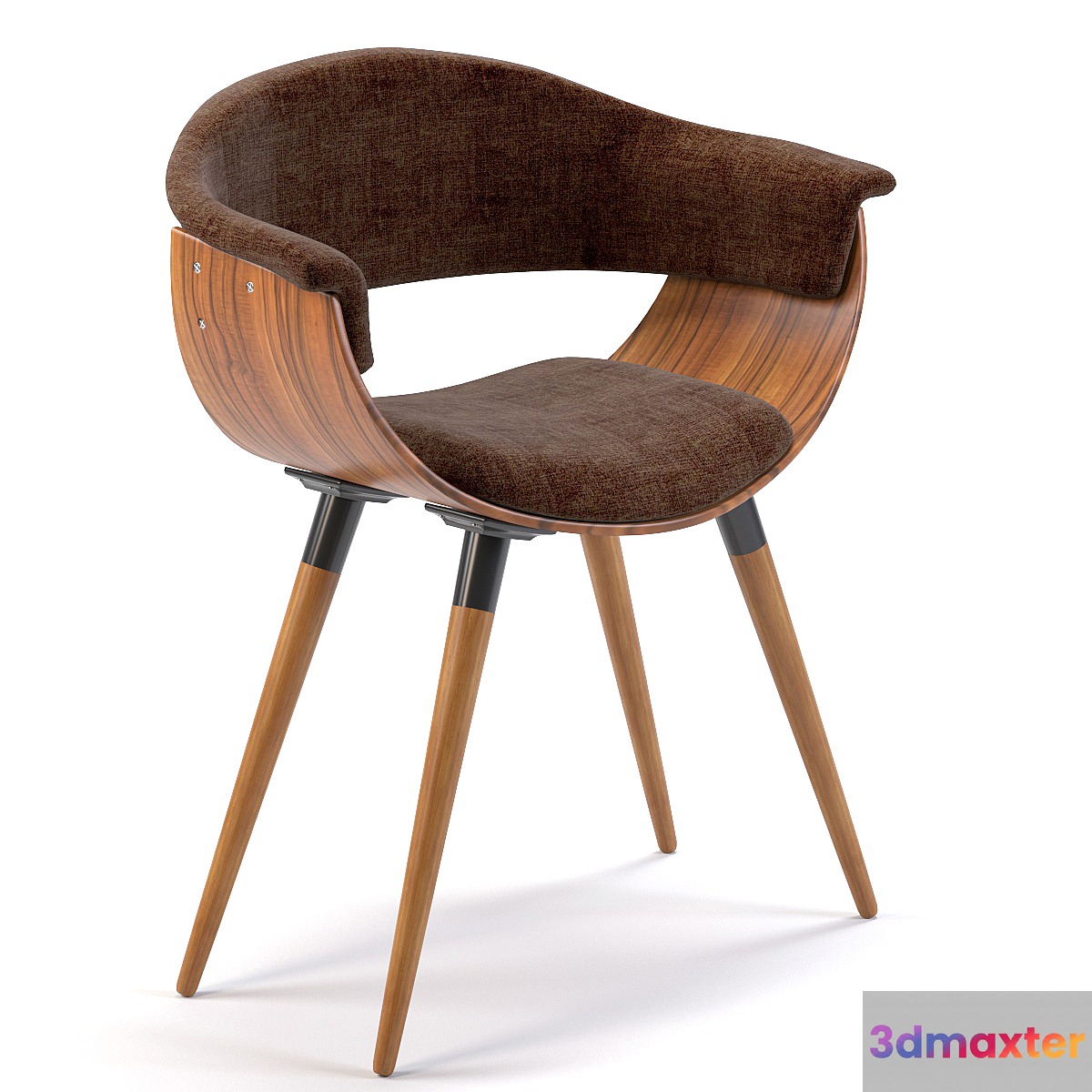 Armchair Monaco Schoko 3D Max