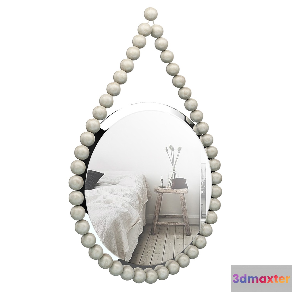 Quitman Accent Mirror BGLS7338 3D Max