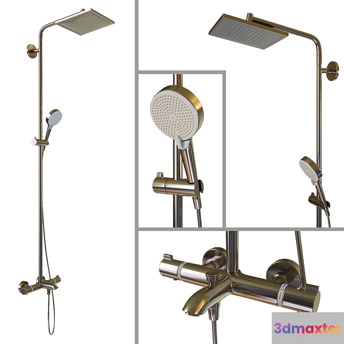 SHOWER STAND Hansgrohe Crometta E 240 1jet - No.2