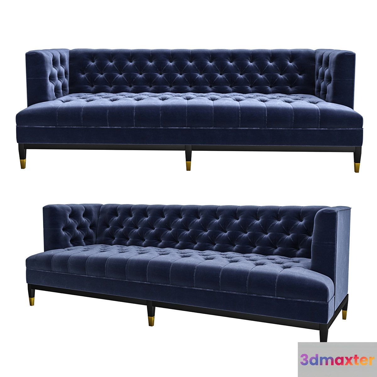 SOFA EICHHOLTZ 112188 CASTELLE 3D Max