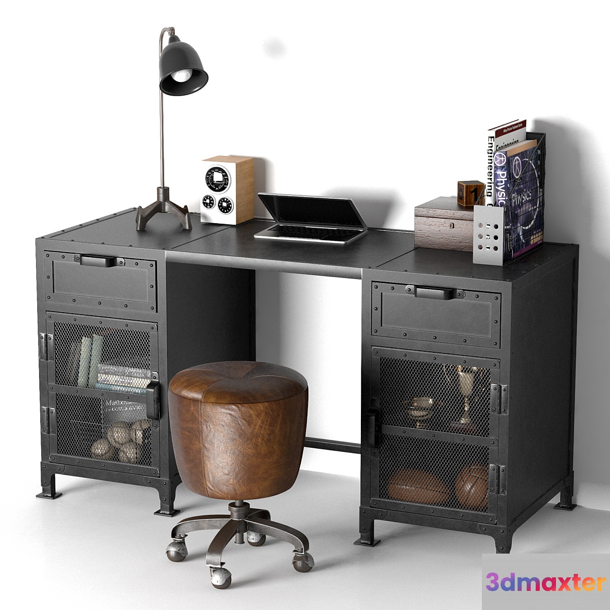 HOPPER STORAGE DESK