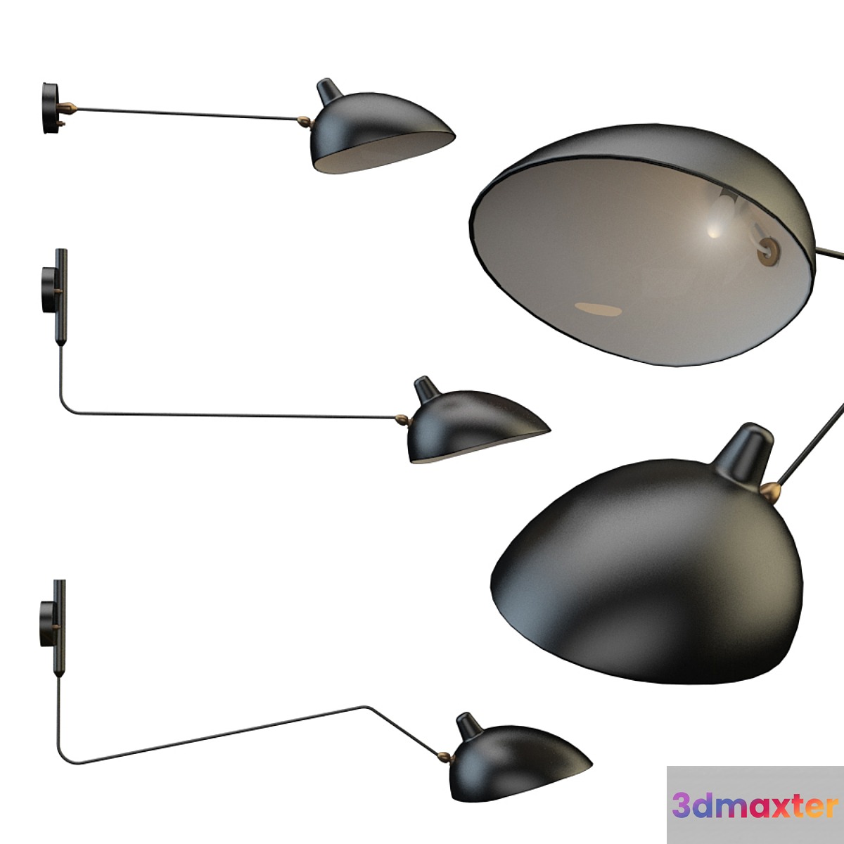 Chandelier Serge sconce 3D Max