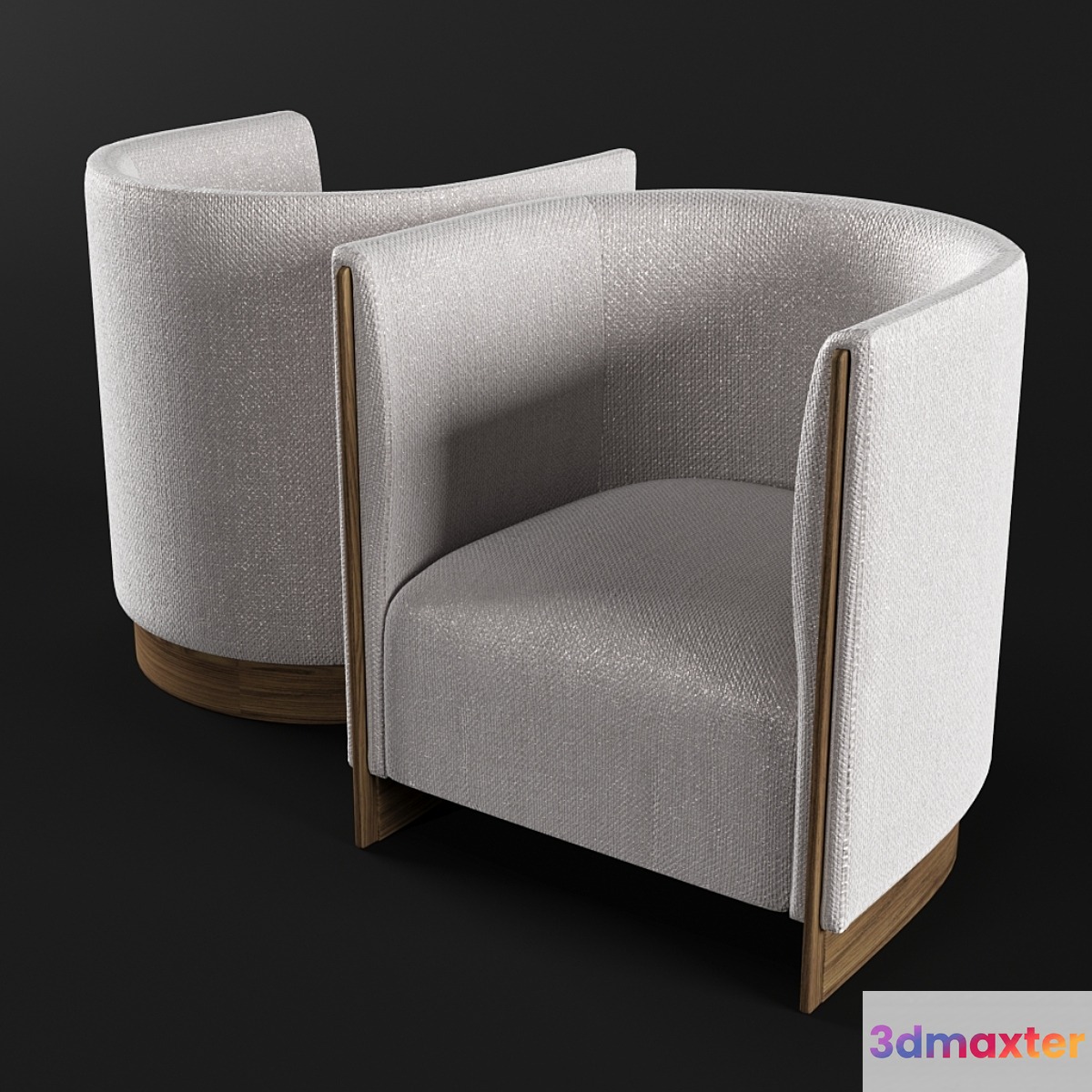 Oasis Adeline armchair 3D Max
