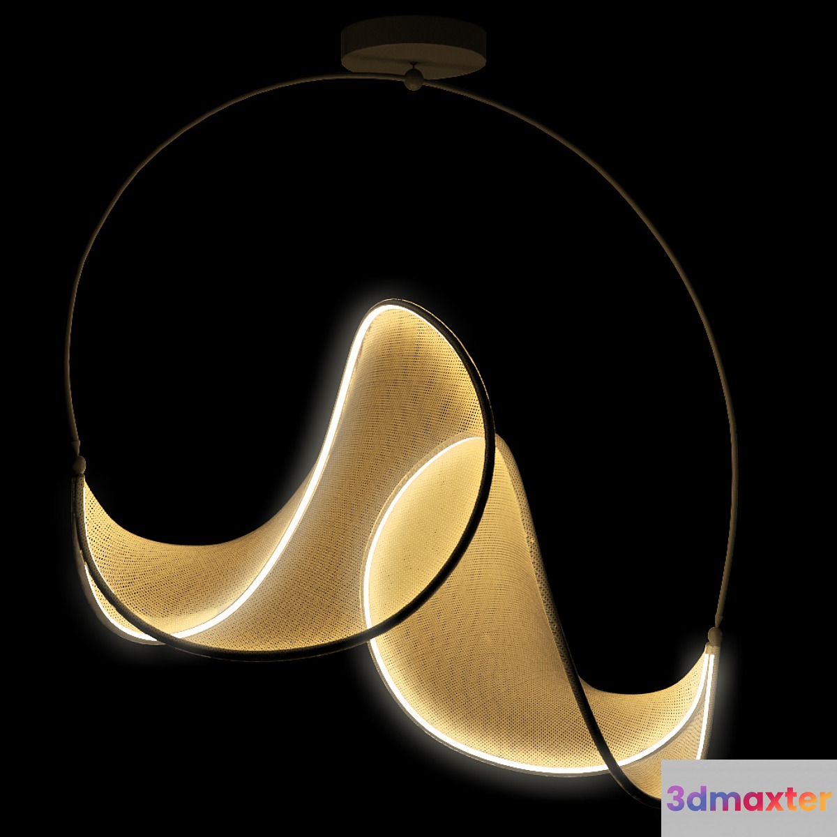 llll.02 double suspended lamp - No.2 3D Max