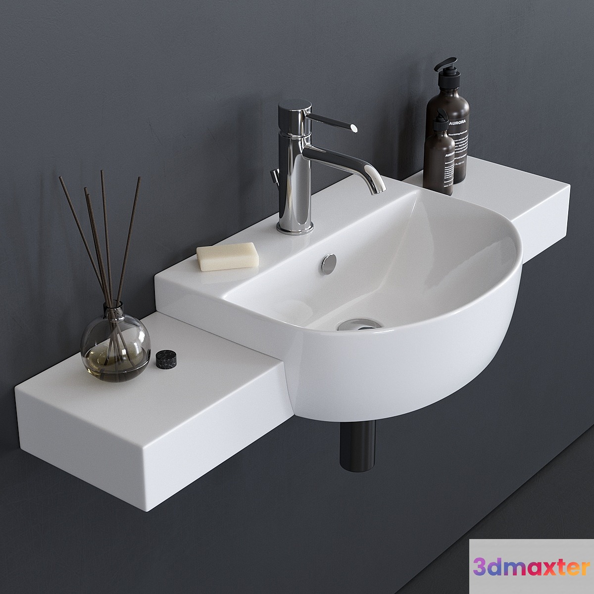GALASSIA M2 Washbasin art. 5201 3D Max