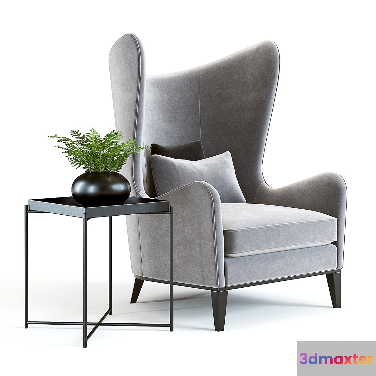 Monroe armchair 3D Max