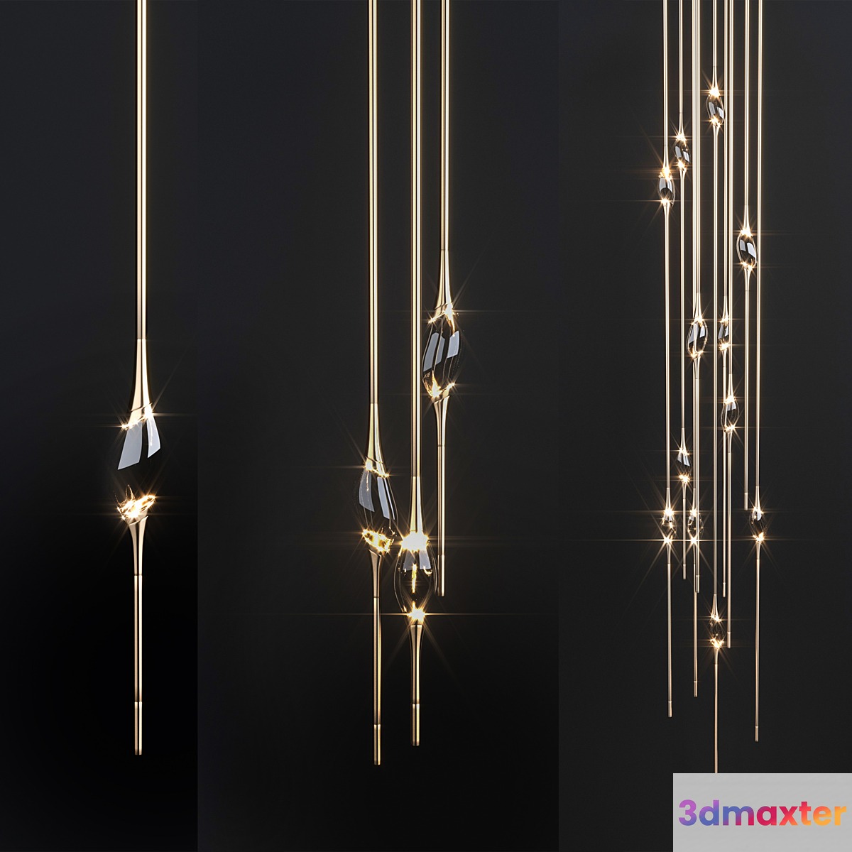 Lamps IL PEZZO Round chandelier