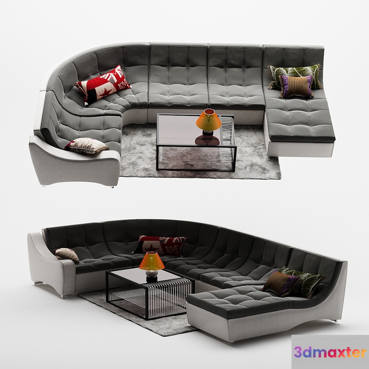 couch montreal 3D Max