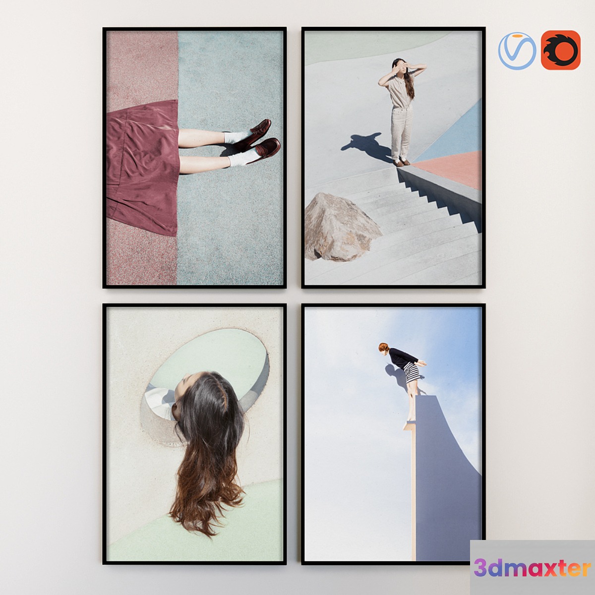 Quad Posters Vol.57 3D Max