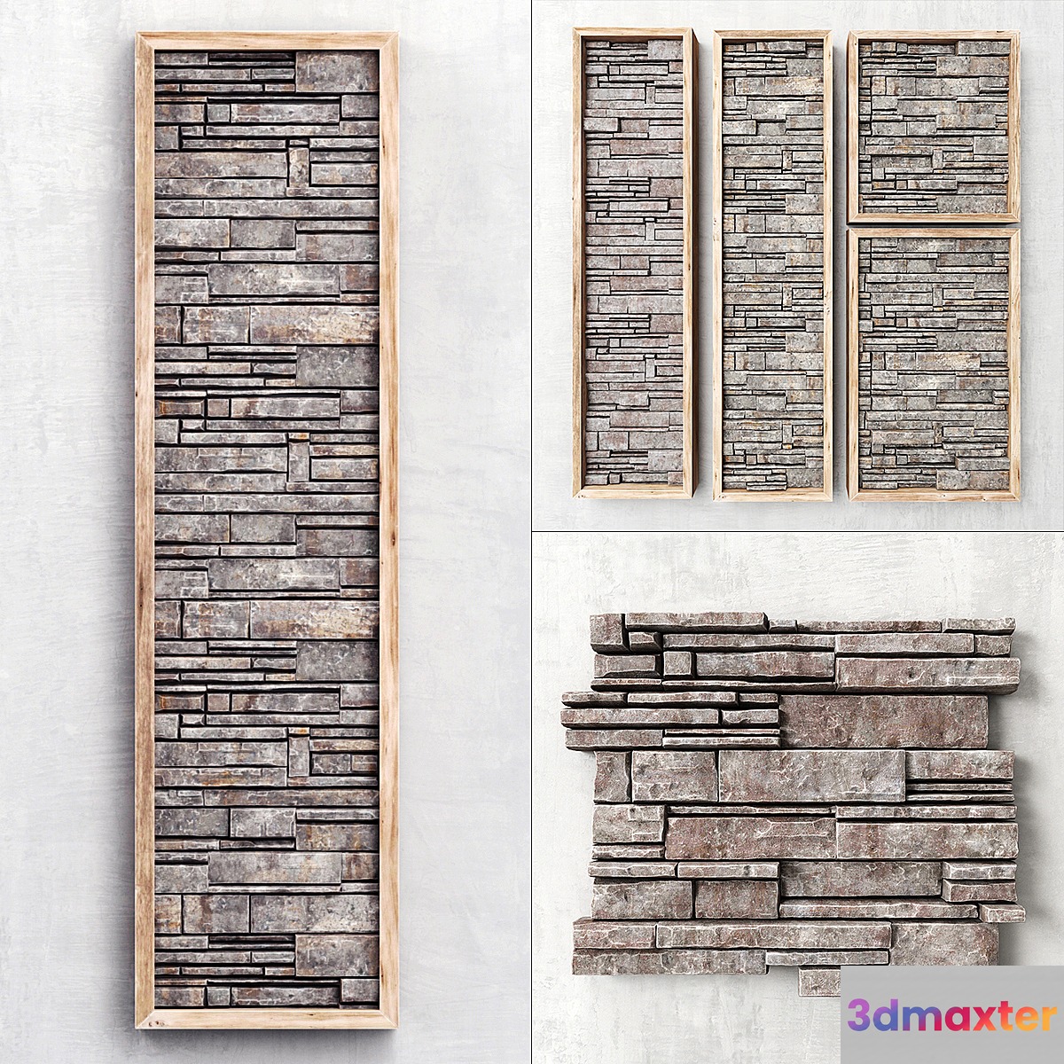 Decorative clinker brick 3D Max