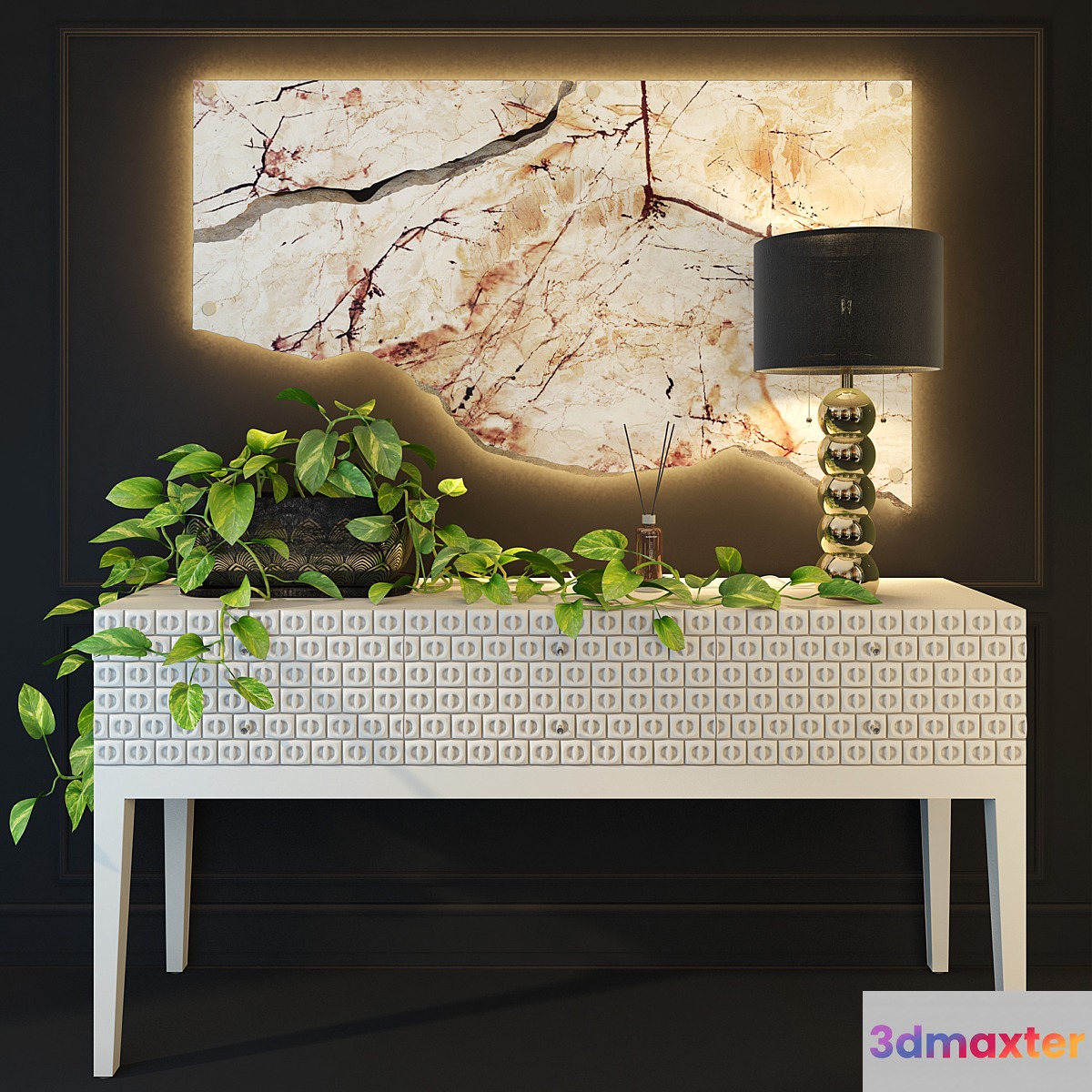 Curbstone _ console Natural Chic. Bizzotto