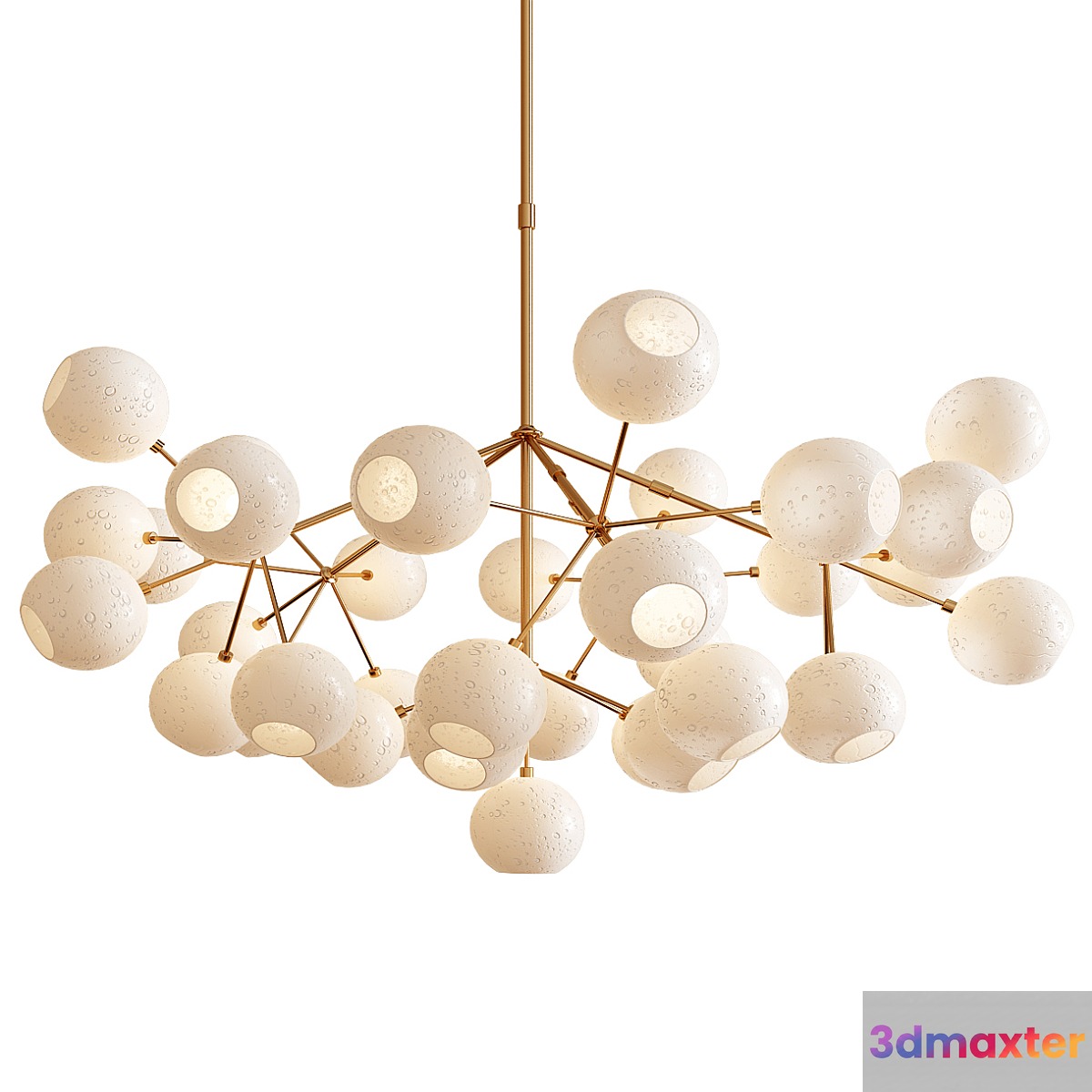 Unique Snow Crystal Chandelier