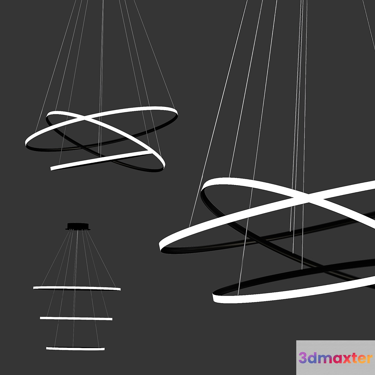 Mossi_moderne_pendentif 3D Max