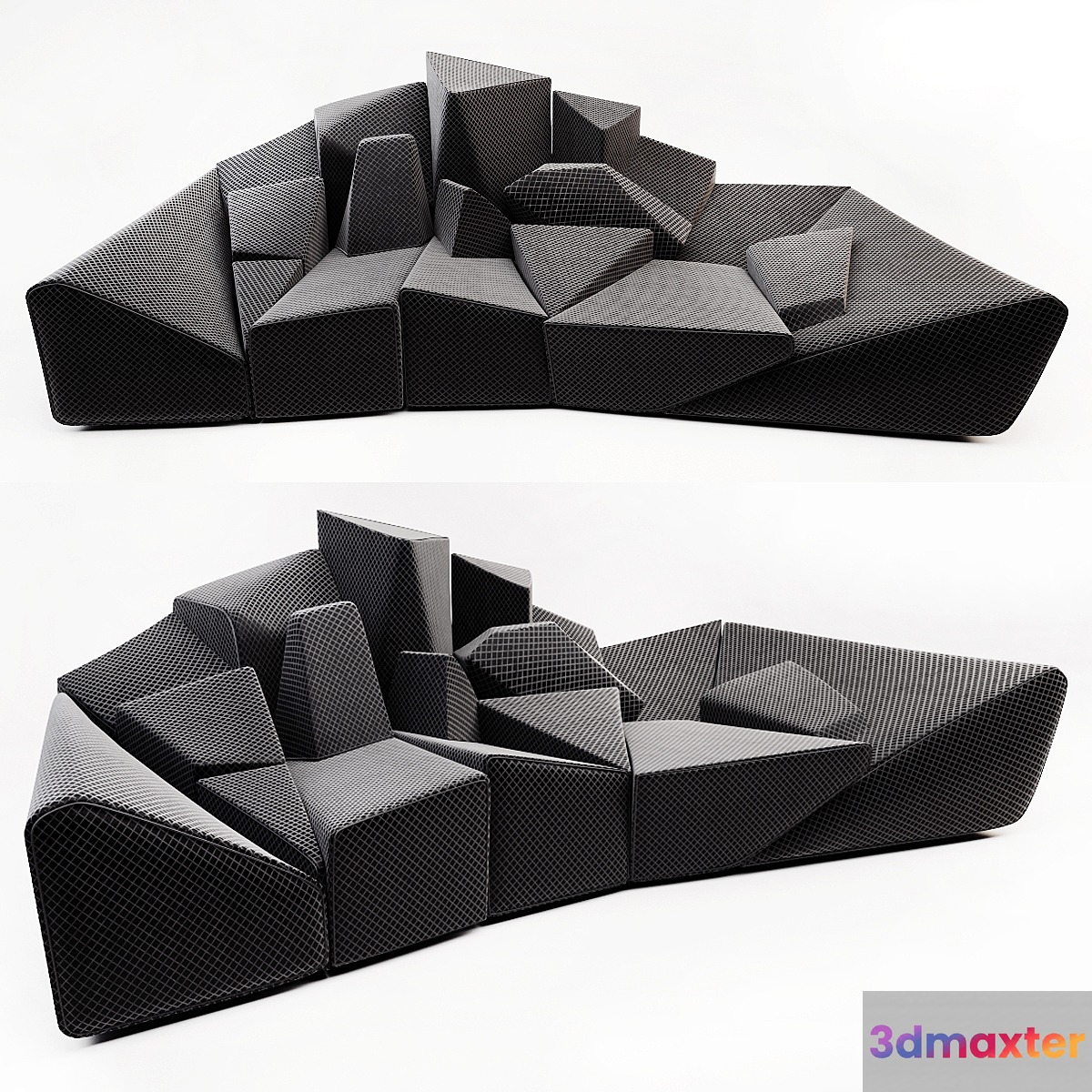 Just One Piece Stealth Sofa 3D Max
