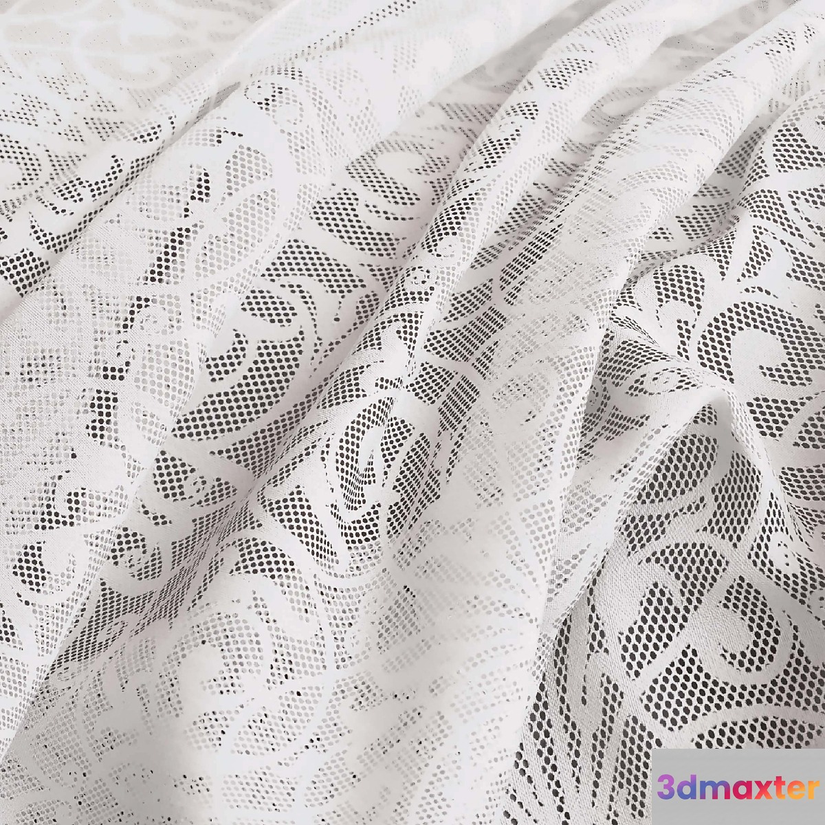 Fabric tulle 3D Max