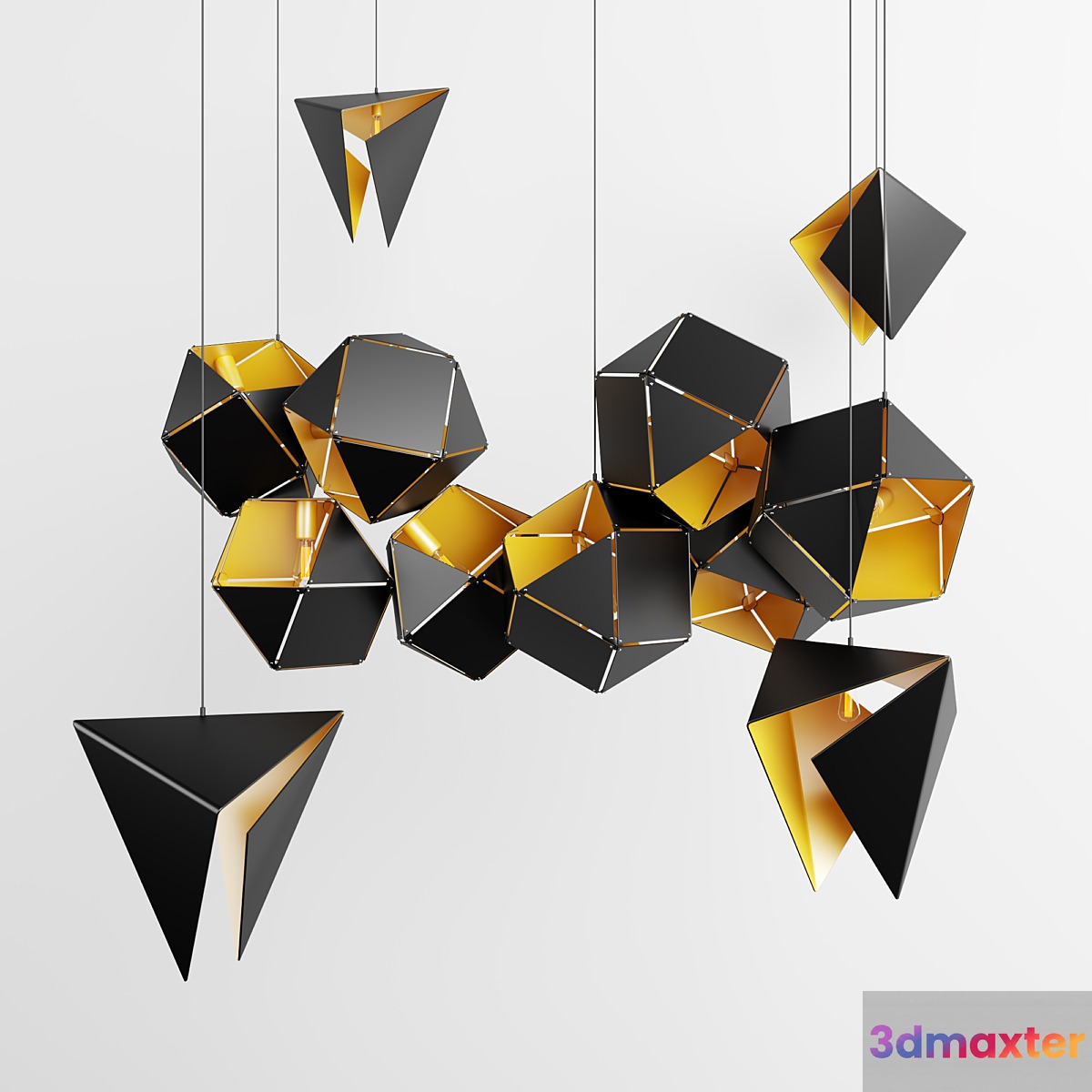 Welles Long Chandelier. Aarevalo STEALTH. - No.4