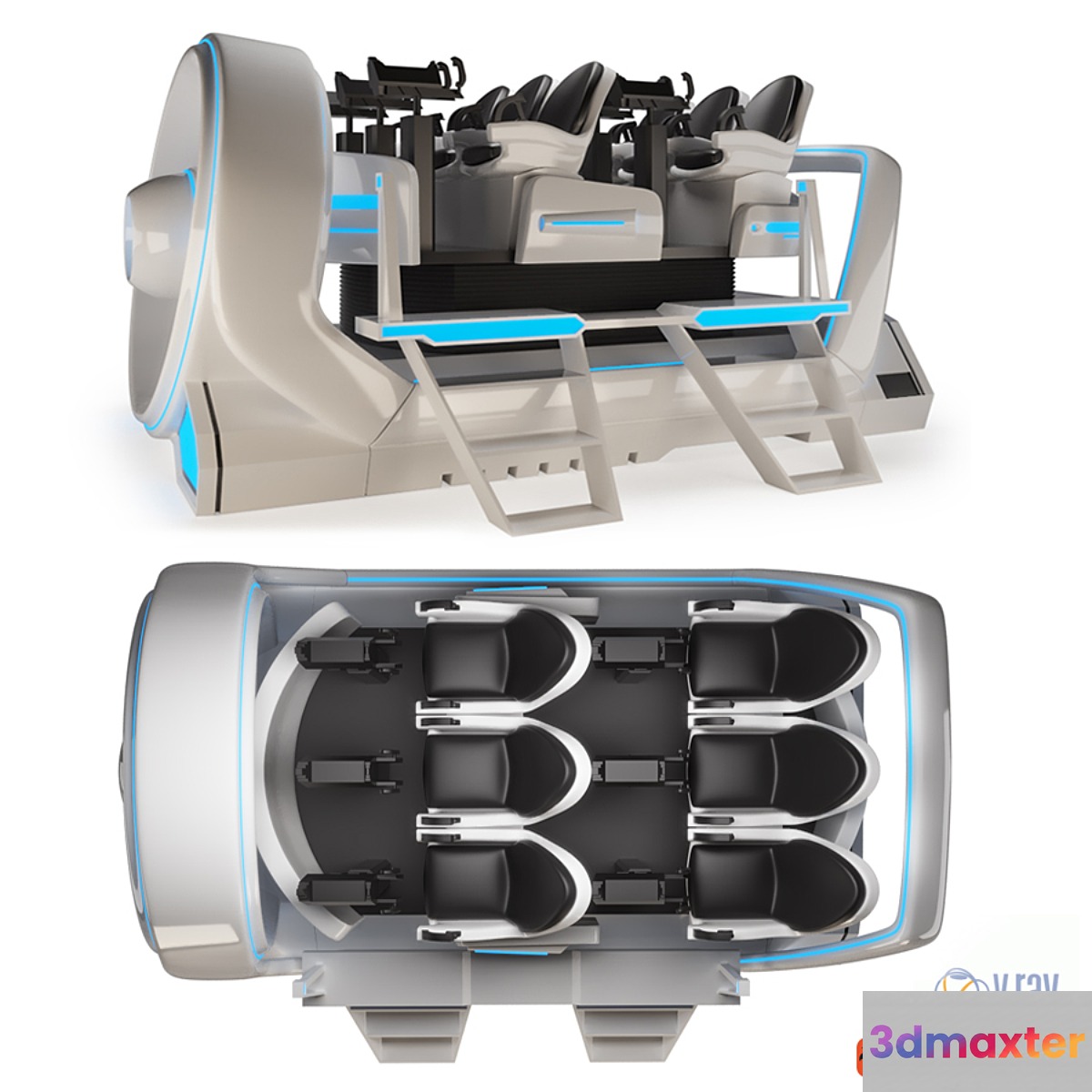 LekeVR Starship 3D Max