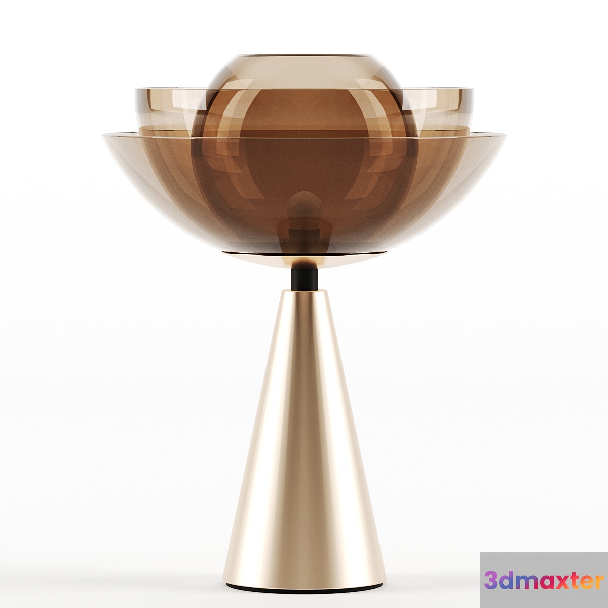 Lotus table lamp by Mason Editions 3D Max