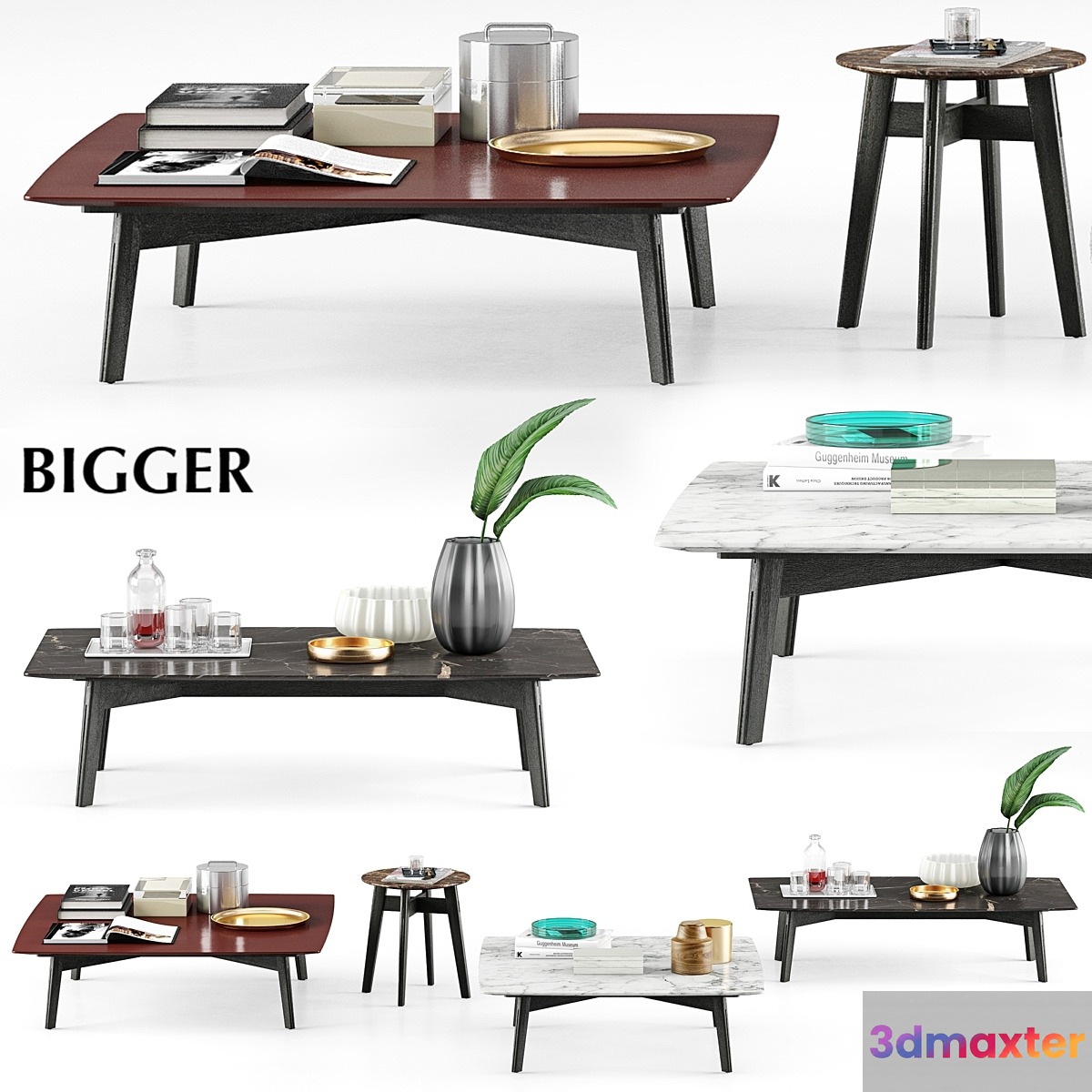 Poliform Bigger Coffee Tables 3D Max