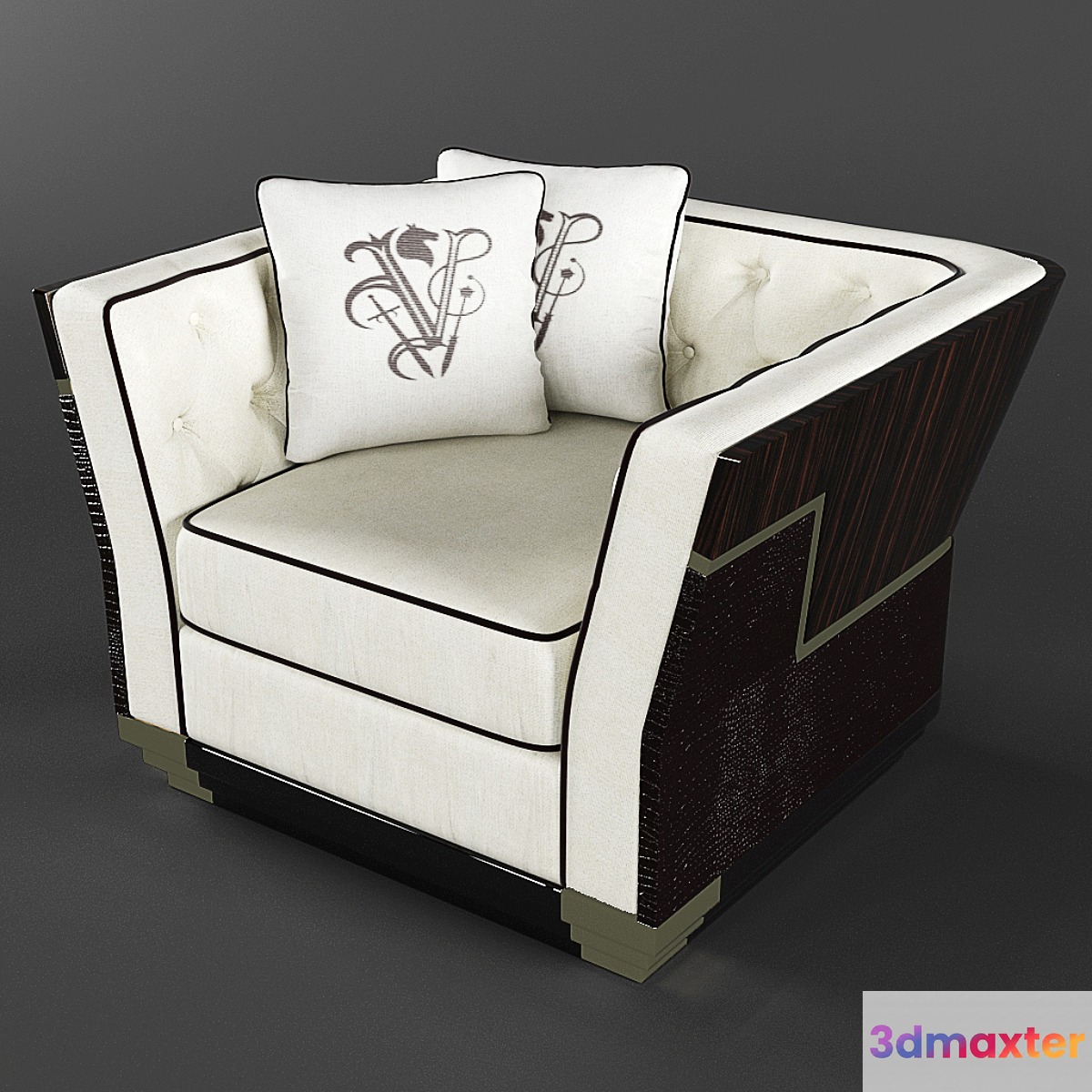 Visionnaire Berry Capitonne Armchair