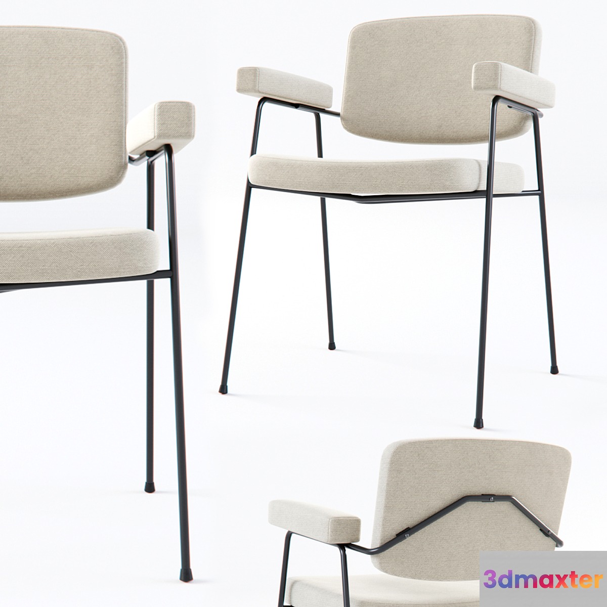 Artifort Moulin 3D Max
