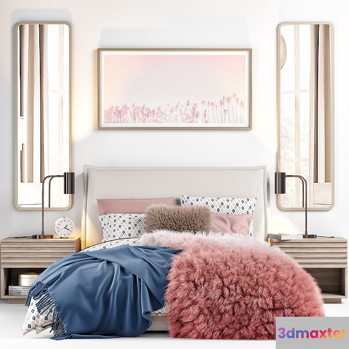 RH Sloane Upholstered Bed