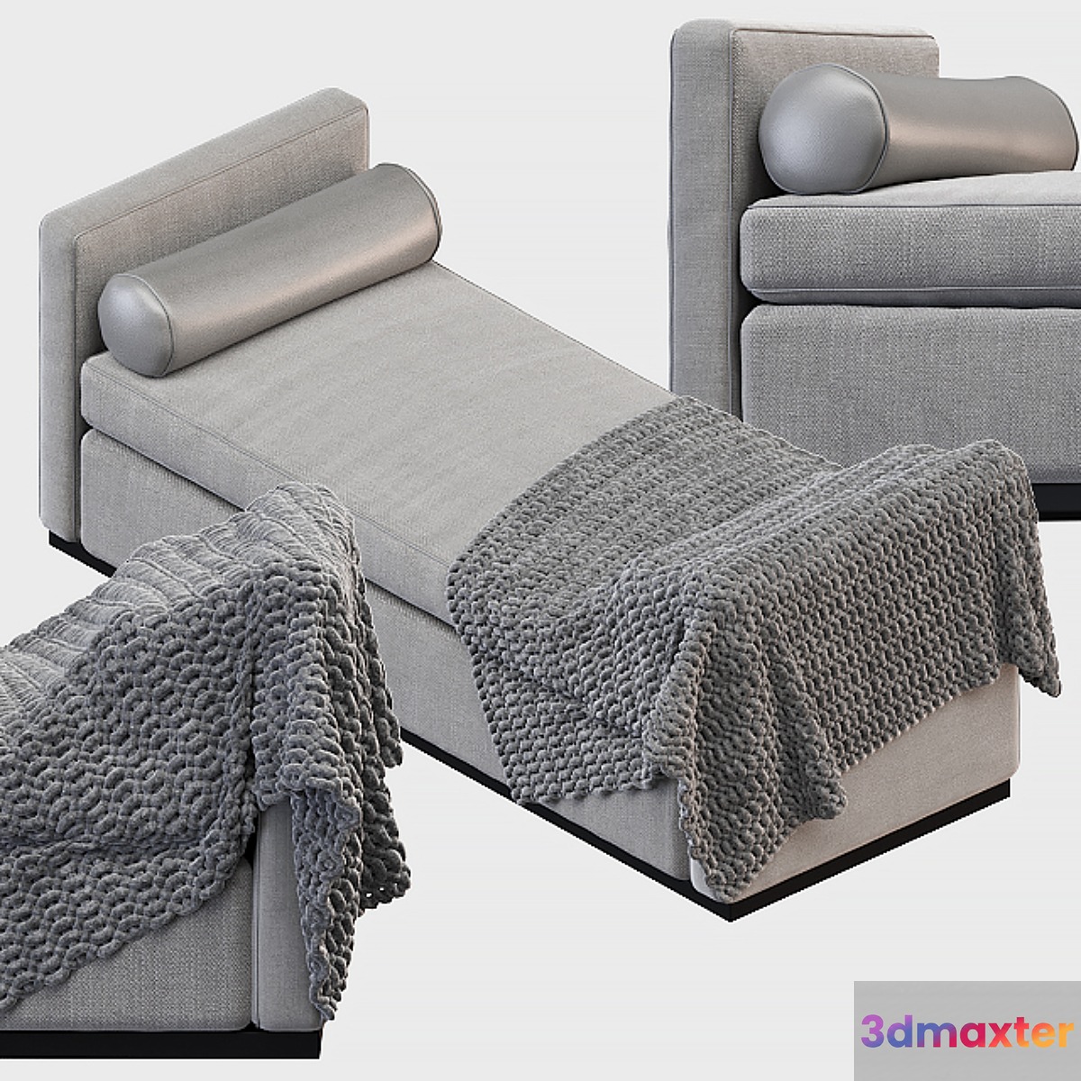 Bench The Sofa and Chair Company Escher Daybed - No.4
