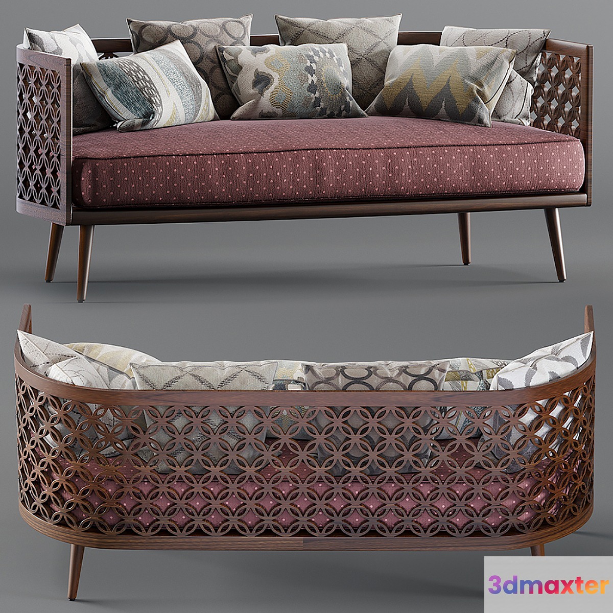 Arabesque Modern Sofa Collection 3D Max