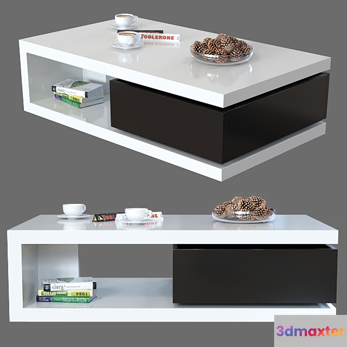 Coffee table Signal Serena. 3D Max
