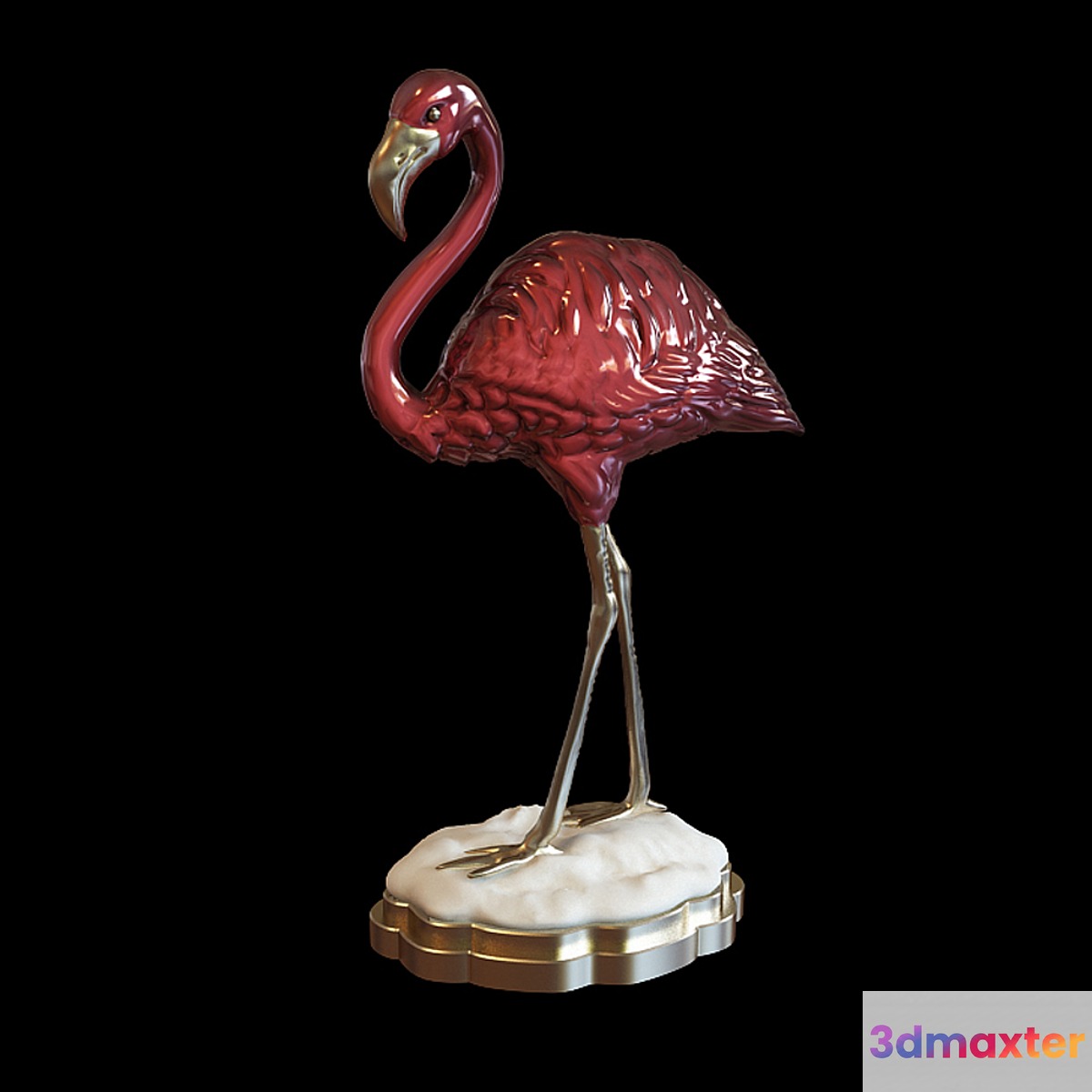 John-Richard Porcelain Pink Flamingo - No.3