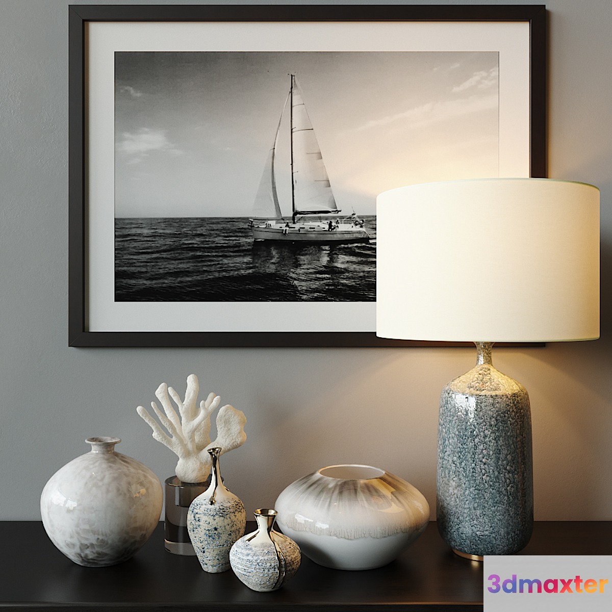 LUXDECO decor set white - No.3