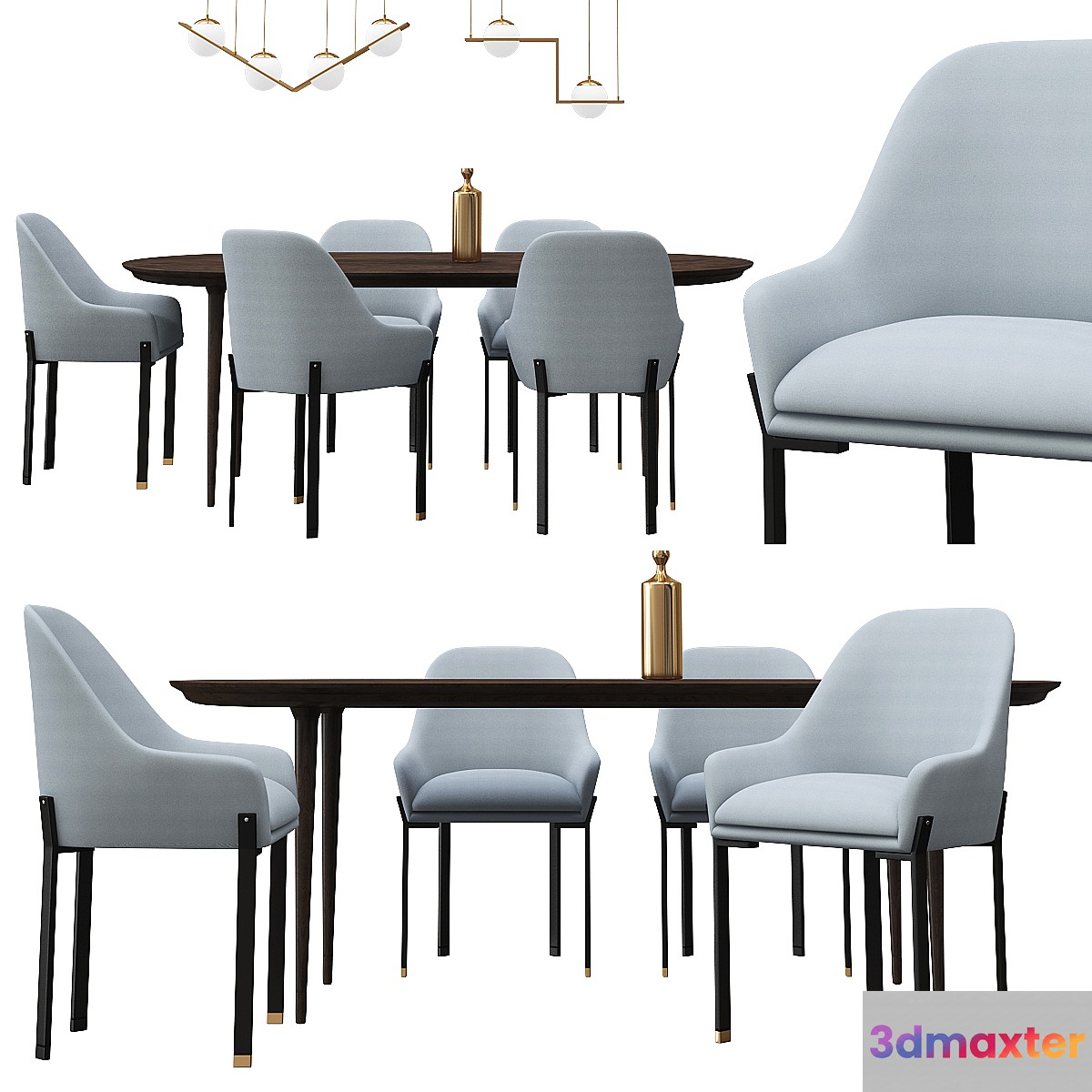 Poliform chair and stool
