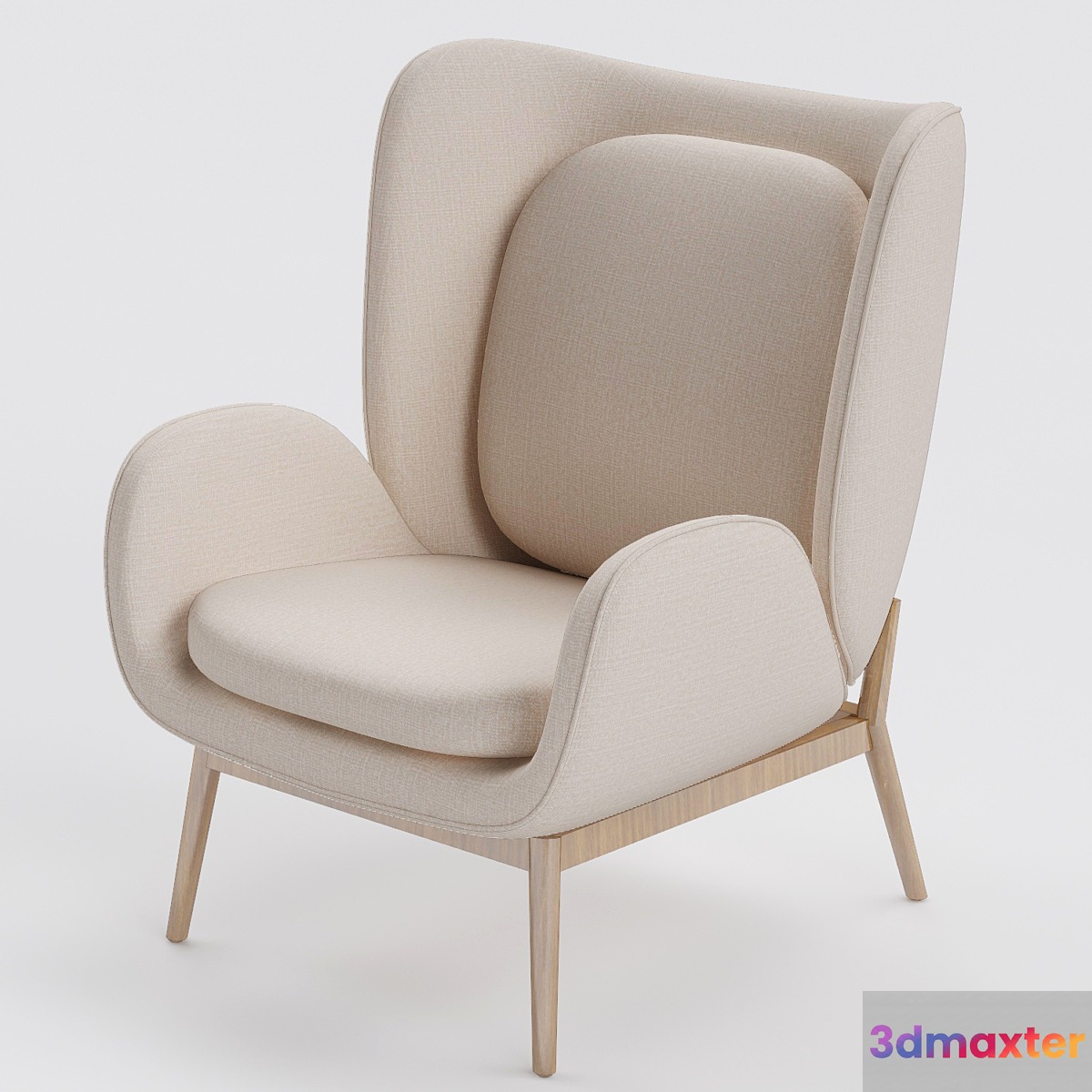 Fogia Enclose Lounge Chair by Norm Architects 3D Max